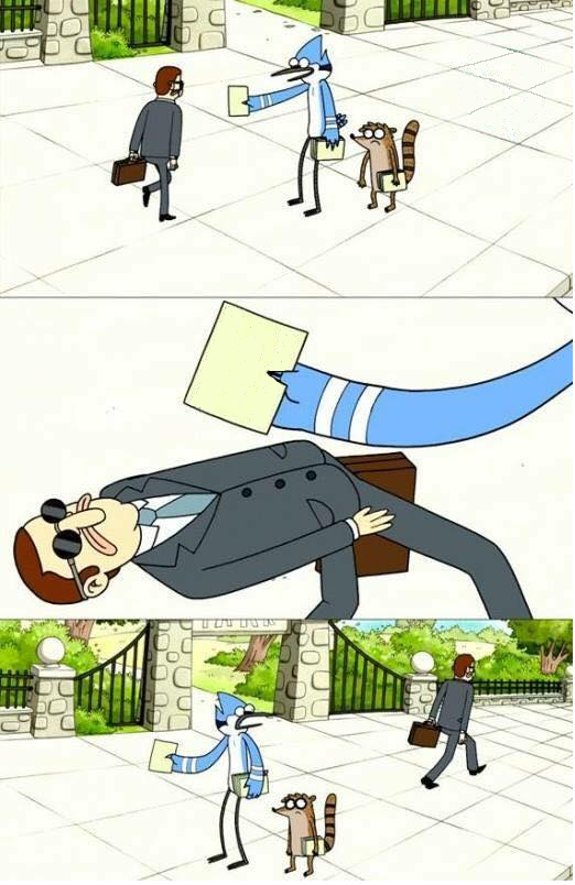 Regular Show blank meme template