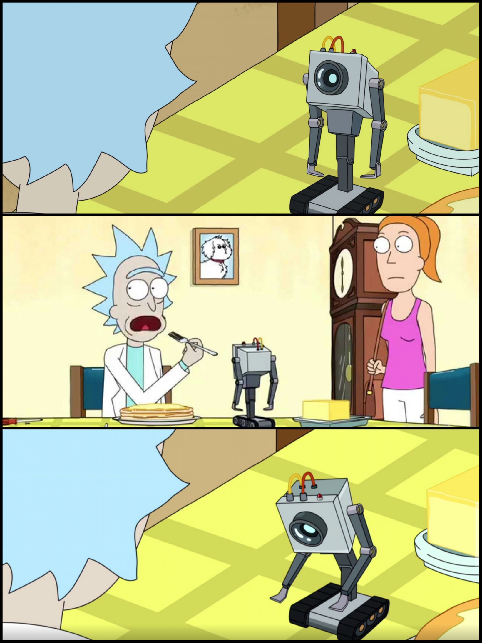Rick and Morty Butter blank meme template