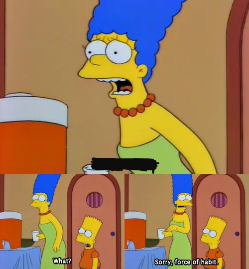 Simpsons bart no blank meme template
