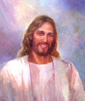 Smiling Jesus blank meme template