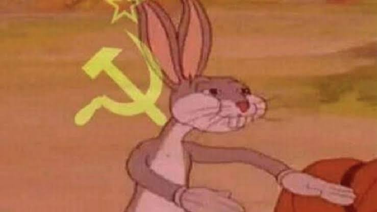 Soviet Bugs Bunny blank meme template