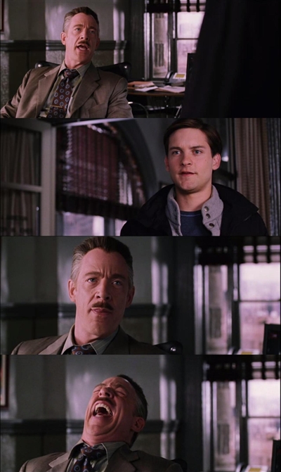 Spiderman Laugh blank meme template