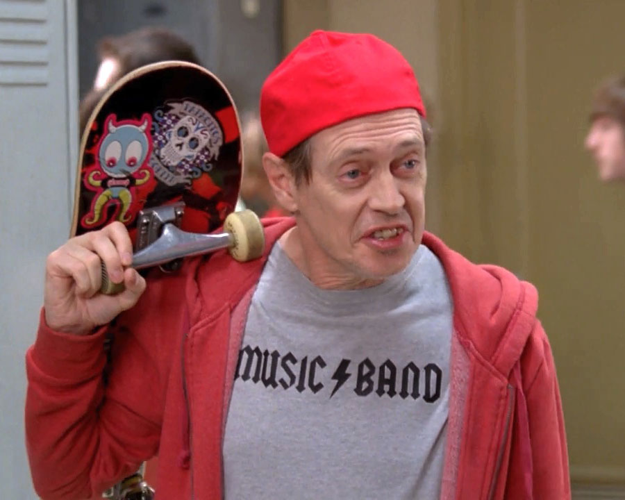 Steve Buscemi Fellow Kids blank meme template