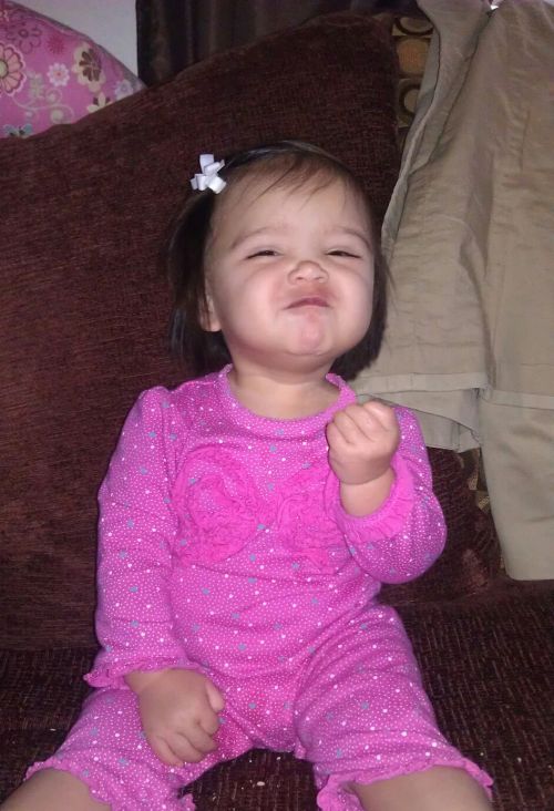 Success Kid Girl blank meme template
