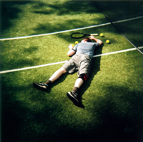 Tennis Defeat blank meme template
