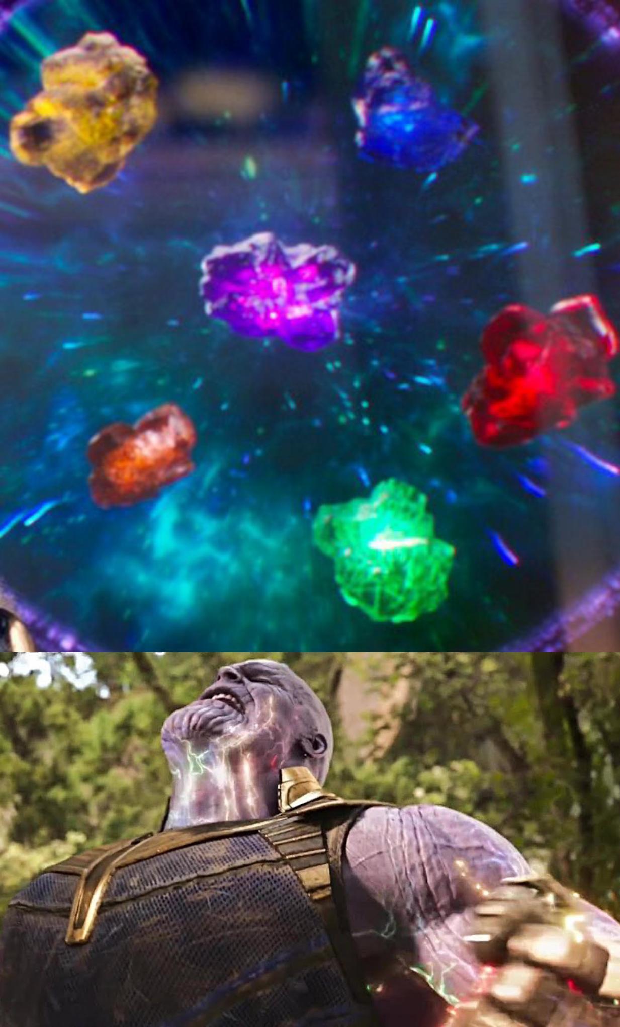 Thanos Infinity Stones blank meme template