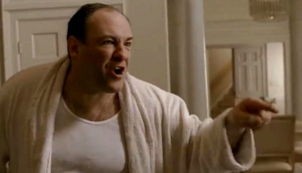 Tony Soprano in this house blank meme template