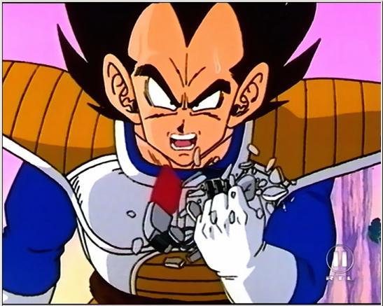 Vegeta over 9000 blank meme template