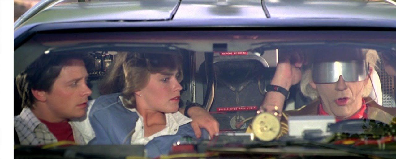 Where we're going we don't need roads... blank meme template