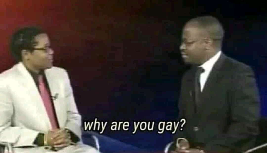 Why are you gay? blank meme template