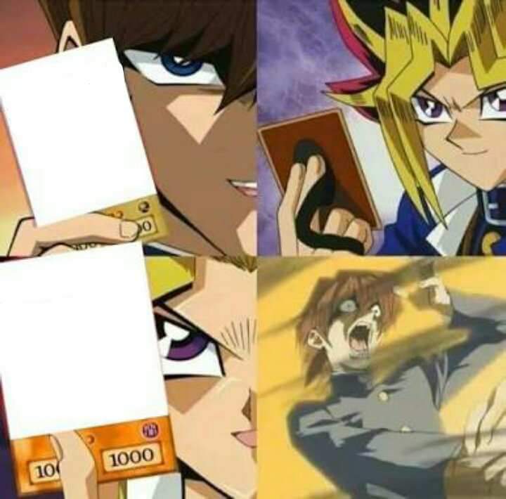 Yu Gi Oh blank meme template