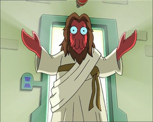 Zoidberg Jesus blank meme template