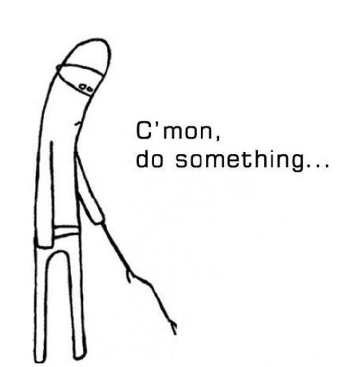 Cmon Do Something blank meme template