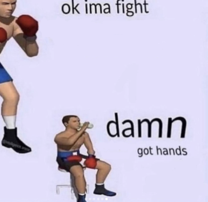 damn got hands blank meme template