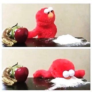 elmo cocaine blank meme template