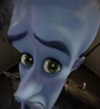 Megamind No B blank meme template