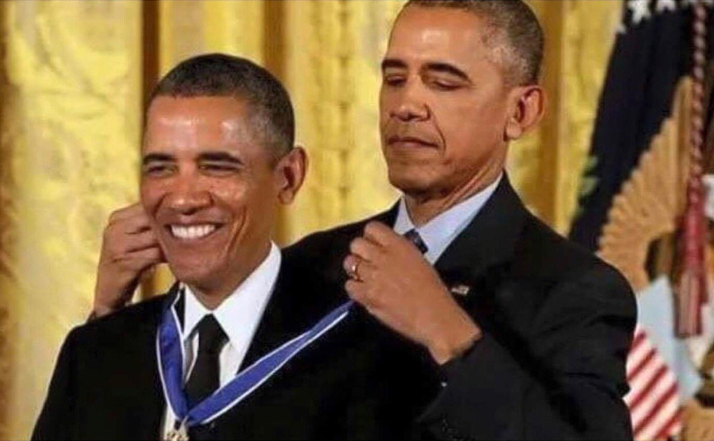 obama medal blank meme template