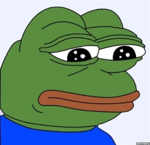 Sad Frog blank meme template
