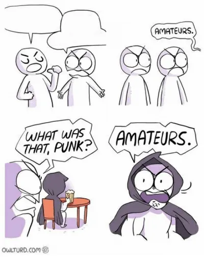 Amateurs blank meme template