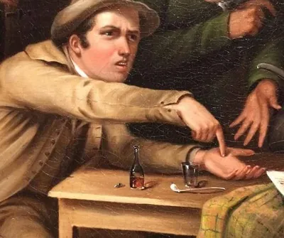 Angry Man pointing at hand blank meme template