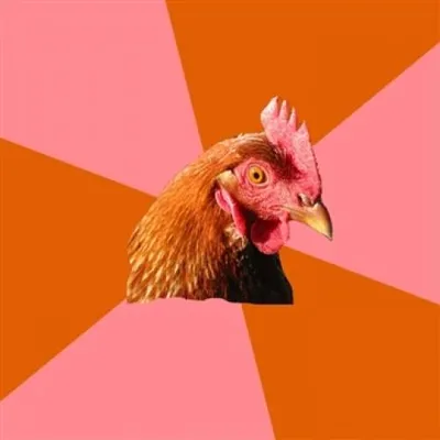 Anti Joke Chicken blank meme template