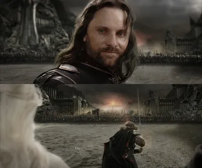 Aragorn Black Gate for Frodo blank meme template