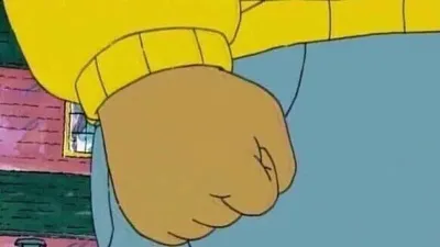 Arthur Fist blank meme template