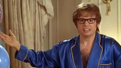 Austin Powers Honestly blank meme template