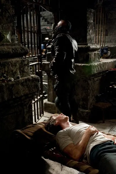 BANE AND BRUCE blank meme template