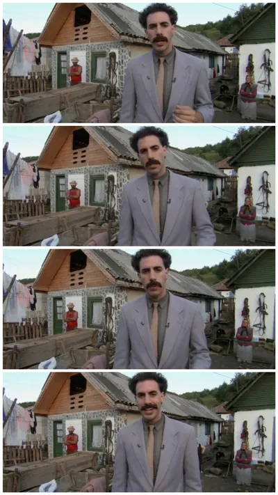 Borat neighbour blank meme template