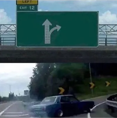 Car turning  blank meme template