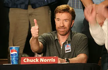 Chuck Norris Approves blank meme template