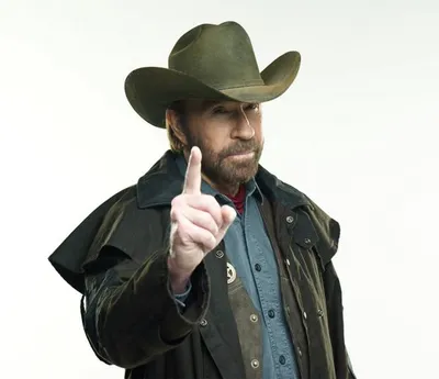 Chuck Norris Finger blank meme template