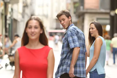 Disloyal Boyfriend blank meme template