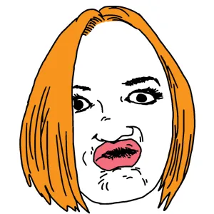 Duck Face blank meme template