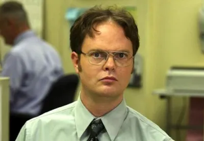 Dwight Schrute blank meme template