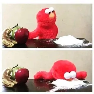 elmo cocaine blank meme template