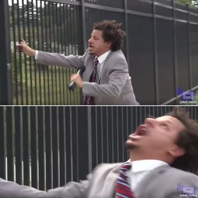 Eric Andre Let Me In (blank) blank meme template