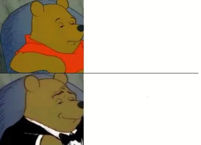 Fancy Winnie The Pooh Meme blank meme template