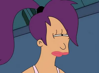 Futurama Leela blank meme template