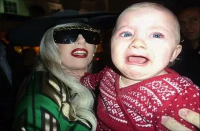 Gaga Baby blank meme template