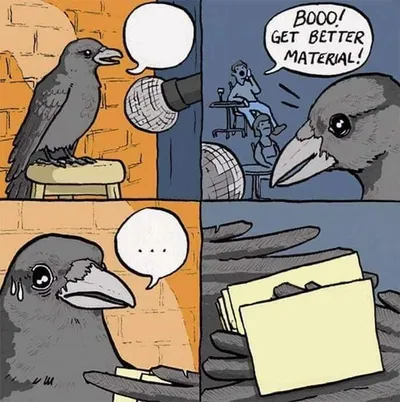 Get Better Material meme blank meme template
