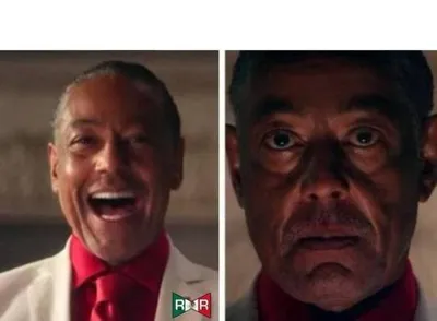 Gus Fring blank meme template