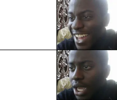 Happy / Shock blank meme template