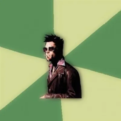 Helpful Tyler Durden blank meme template