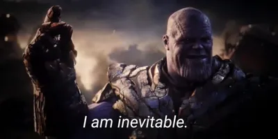 I am inevitable blank meme template