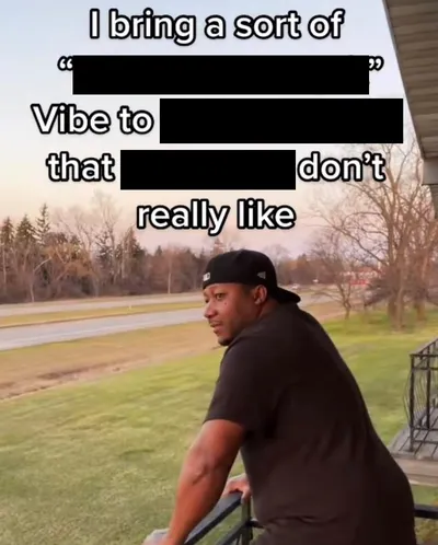 I Bring a Sort of X Vibe to the Y blank meme template