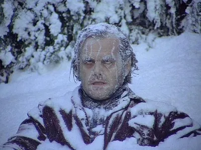 Jack Nicholson The Shining Snow blank meme template