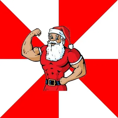 Jersey Santa blank meme template