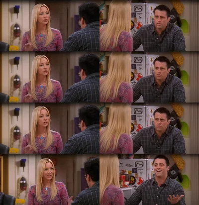 Joey Repeat After Me blank meme template